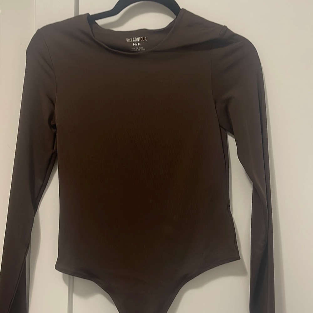 Brown Contour Bodysuit